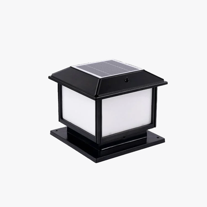 Modern Metal Rectangular Courtyard Outdoor Pathway Light, Black/Bronze