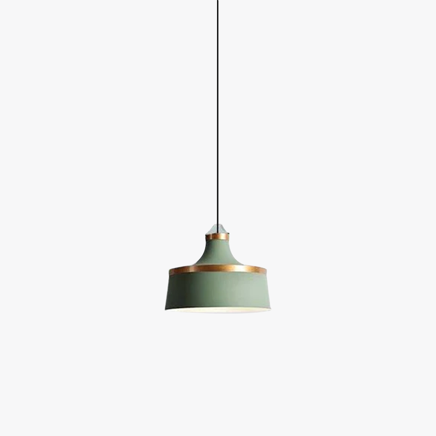 Modern Metel Bowled Living Room Pendant Light, Black/Blue/Gray/Green/White