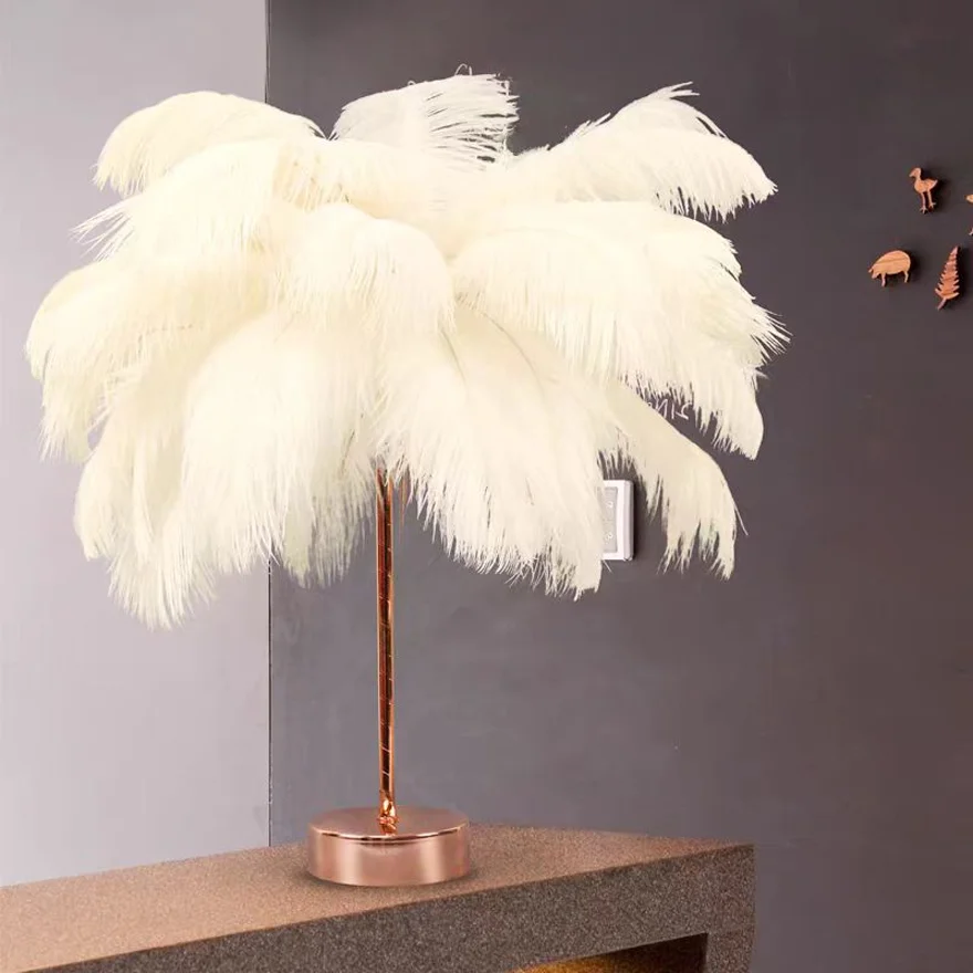 O'Moore Feather Table Lamp