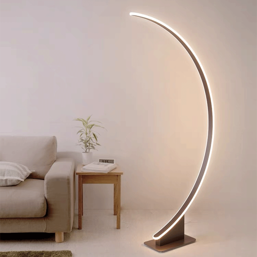 Edge dimmable floor lamp, 2 Color