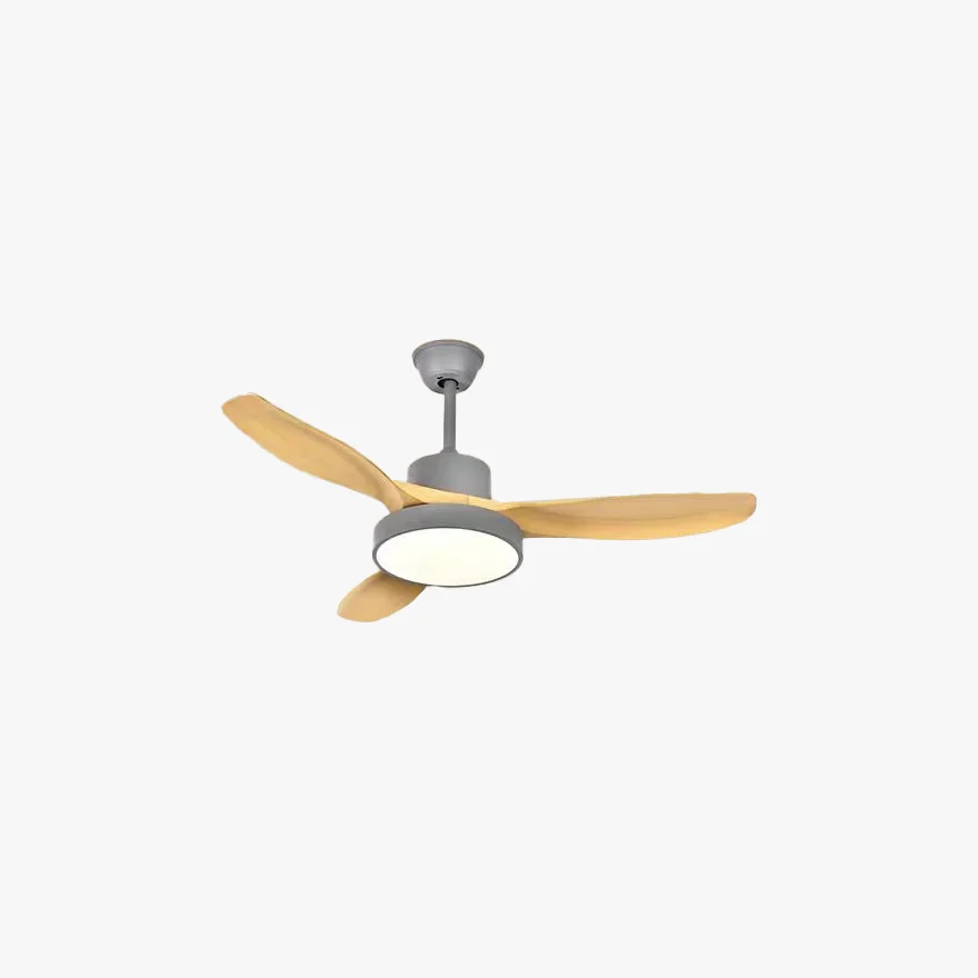 Modern Metal And Acrylic Fan Living Room Ceiling Fan, Gold