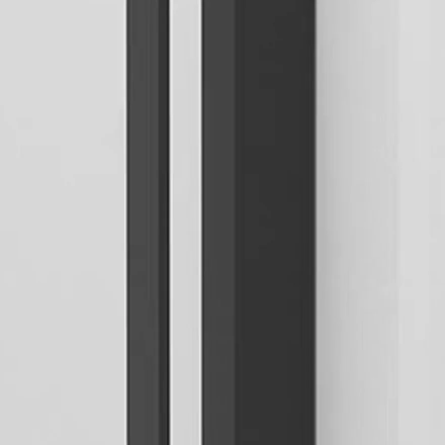 Modern, Metal And Acrylic Rectangular Outdoor Wall Lamp, Black/ White