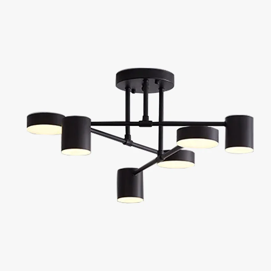 Modern Metal Geometric Dining Room Ceiling Light, Gold