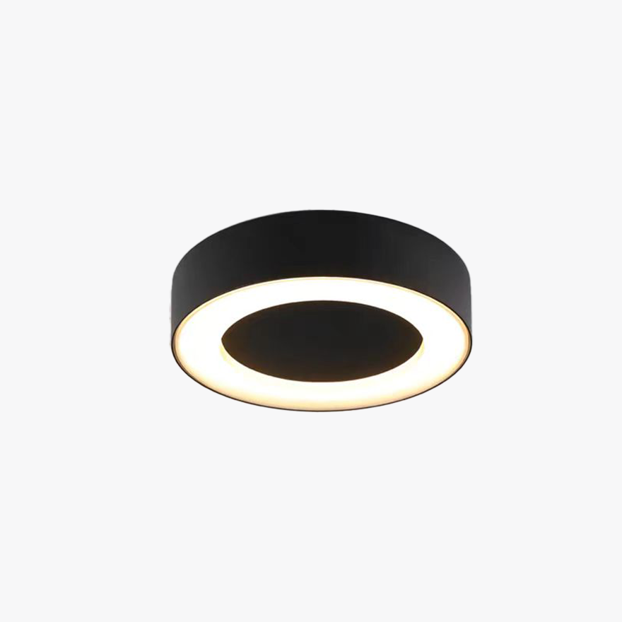 Classical Metal And Acrylic Geometric Outdoo Ceiling Light, Black/Grey