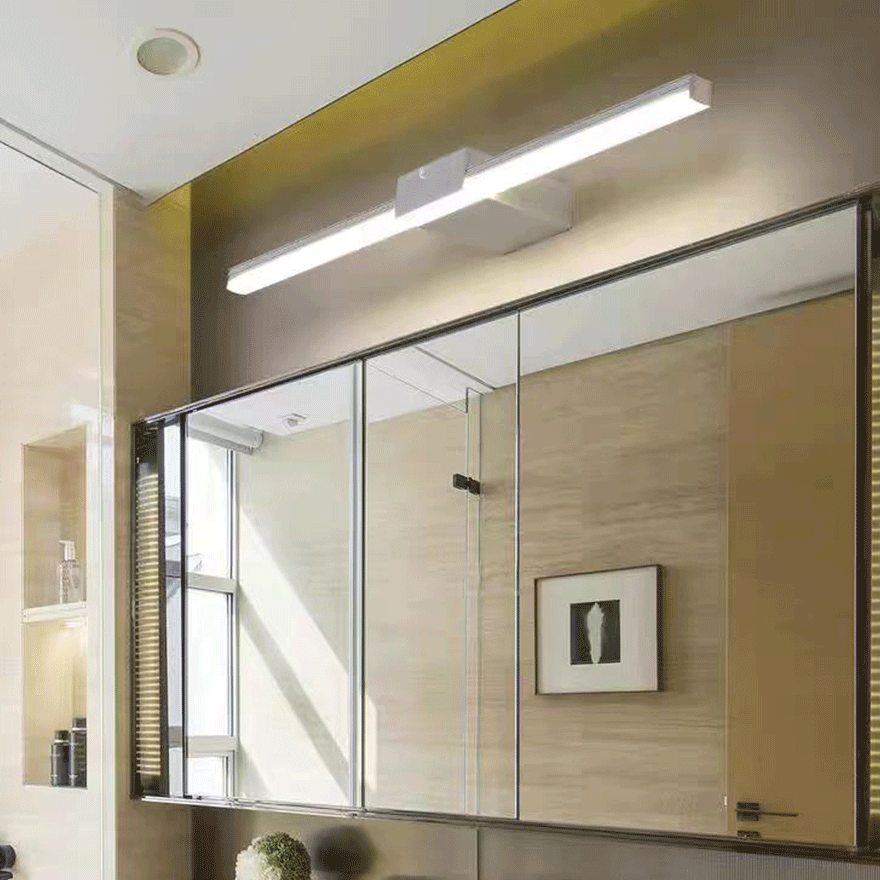 Edge Minimalist Linear Mirror Front Vanity Light, L 40/60/80/100CM