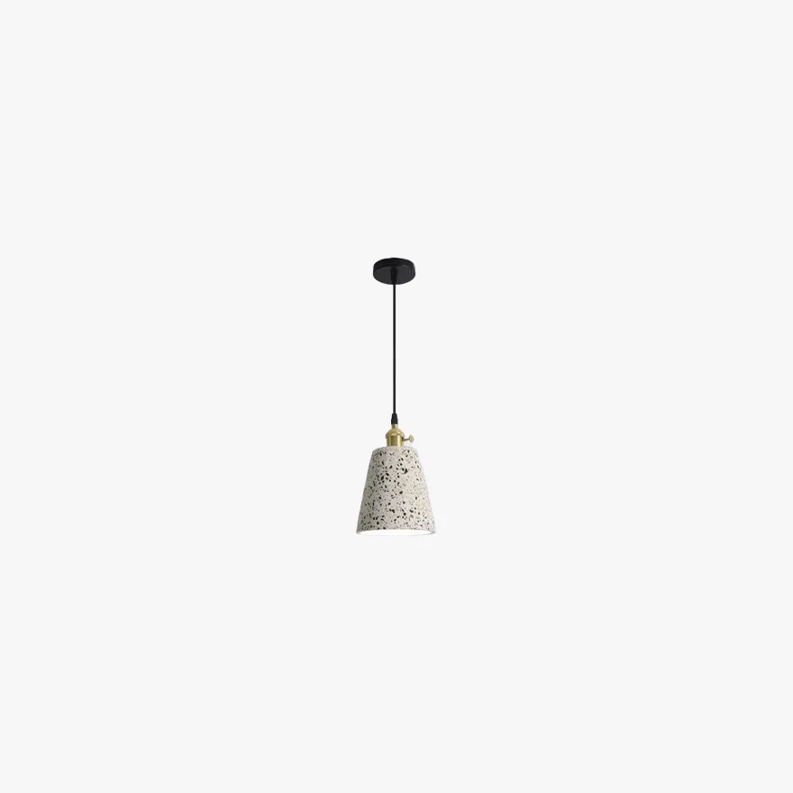 Nordic Marble Geometric Kitchen Pendant Light, White