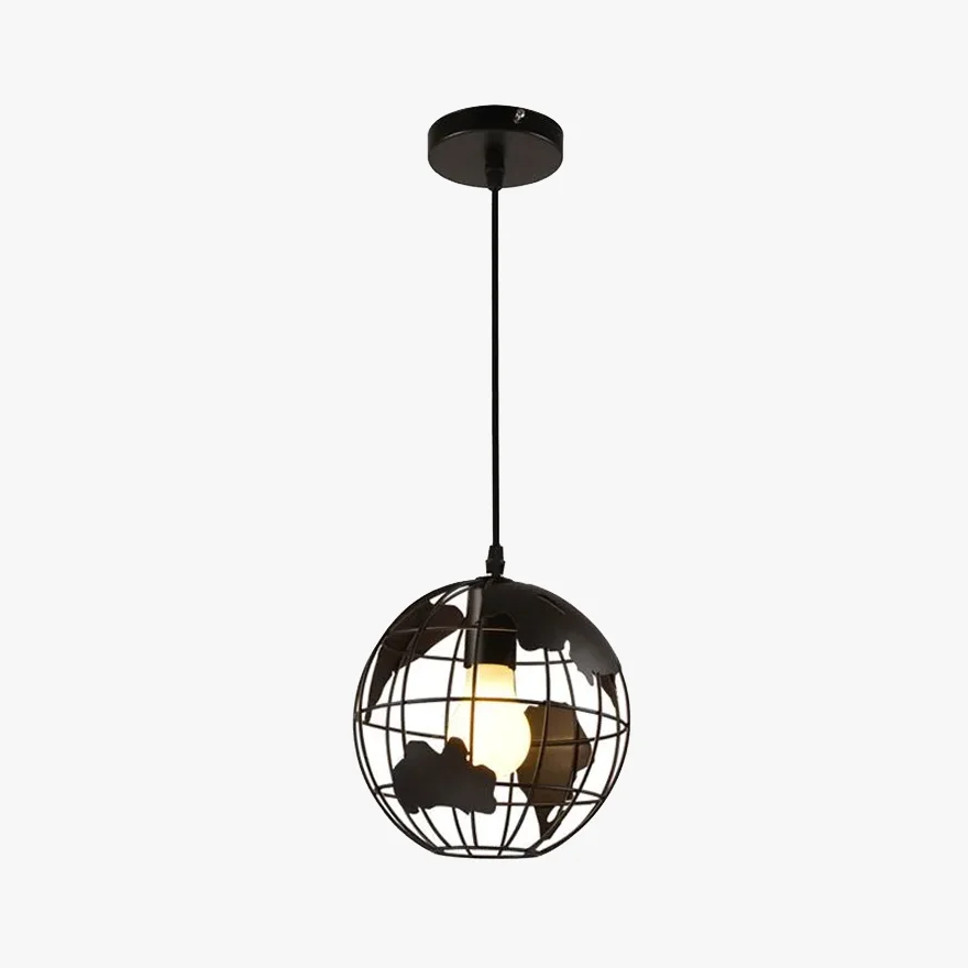 Modern Metal Cluster Dining Room Pendant Light, Black/White