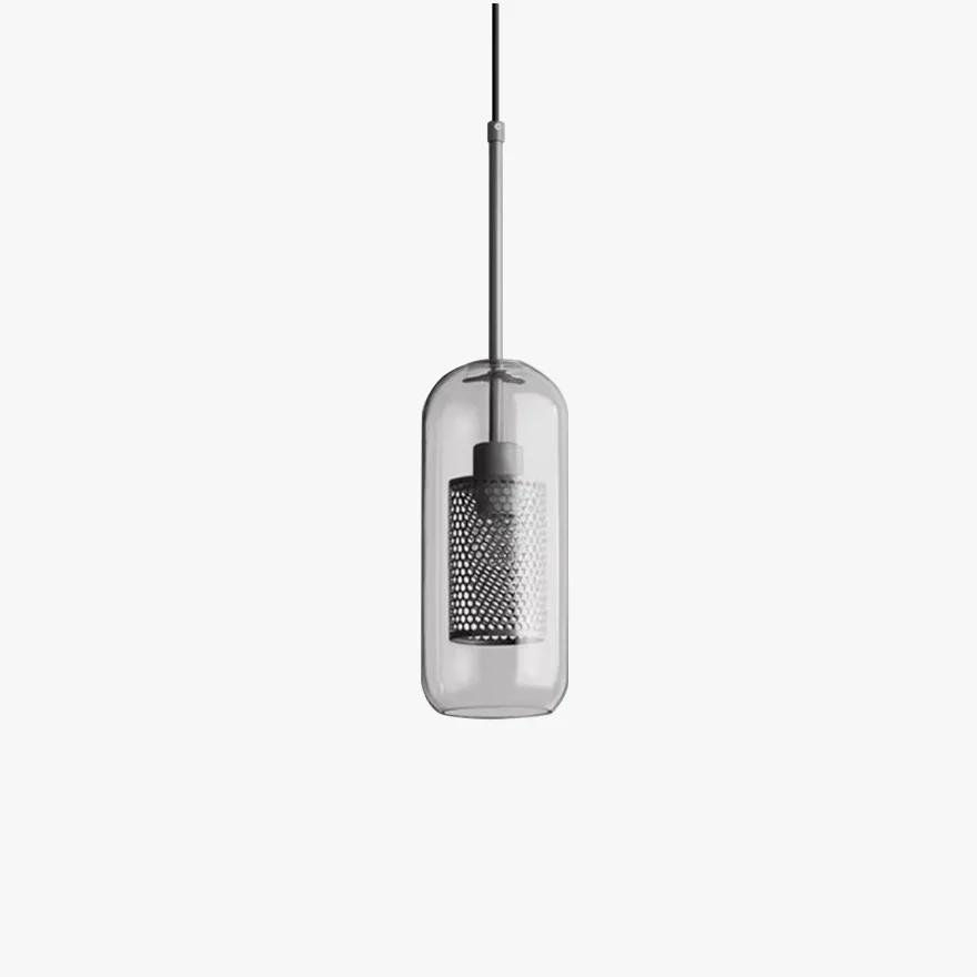 Contemporary Metal And Glass Globular Kitchen Pendant Light, Gold/Silver