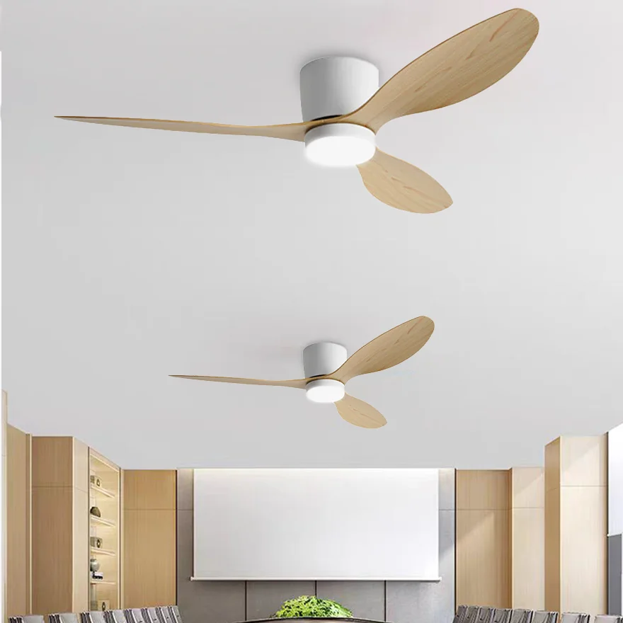 Minimalist Metal And Acrylic Round Dining Room Ceiling With Fan, Black/White