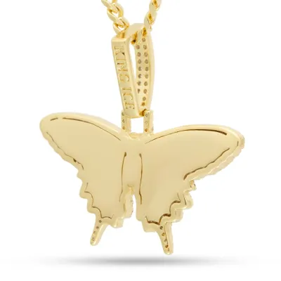 Iced Butterfly Necklace
