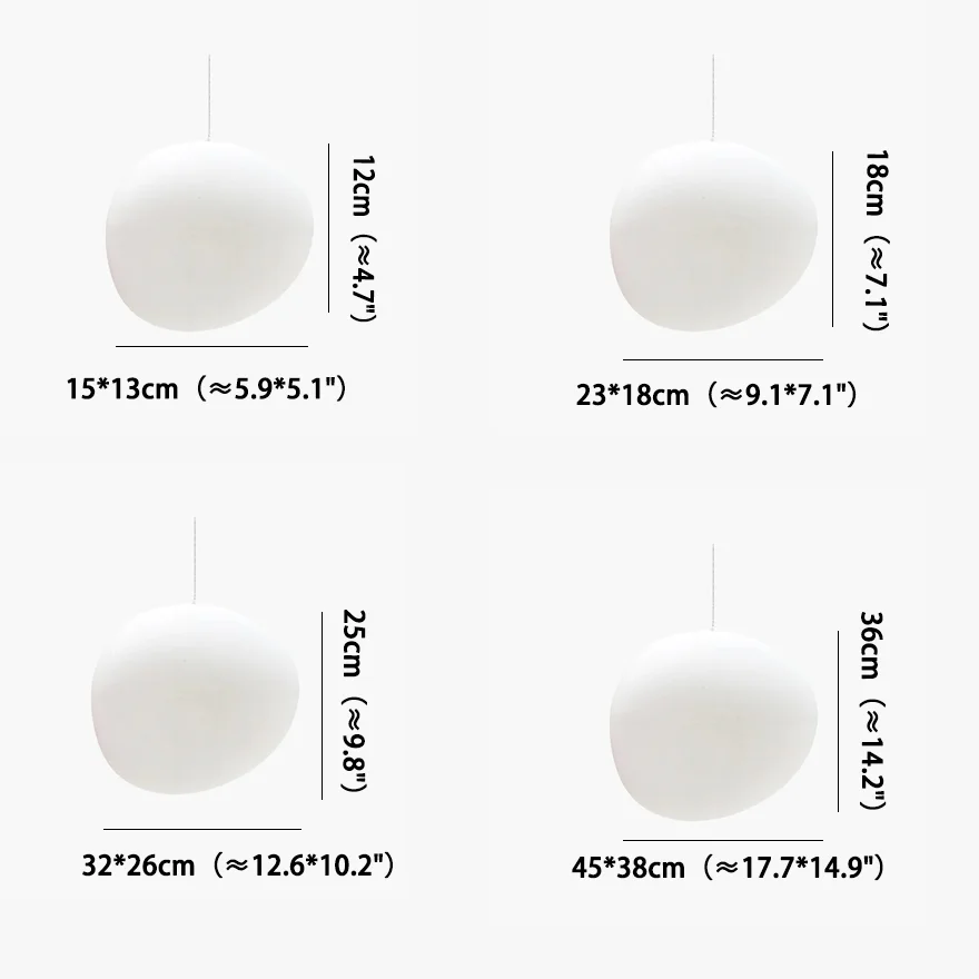 Contemporary Metal And Glass Egg-shaped Bedroom Pendant Light, White