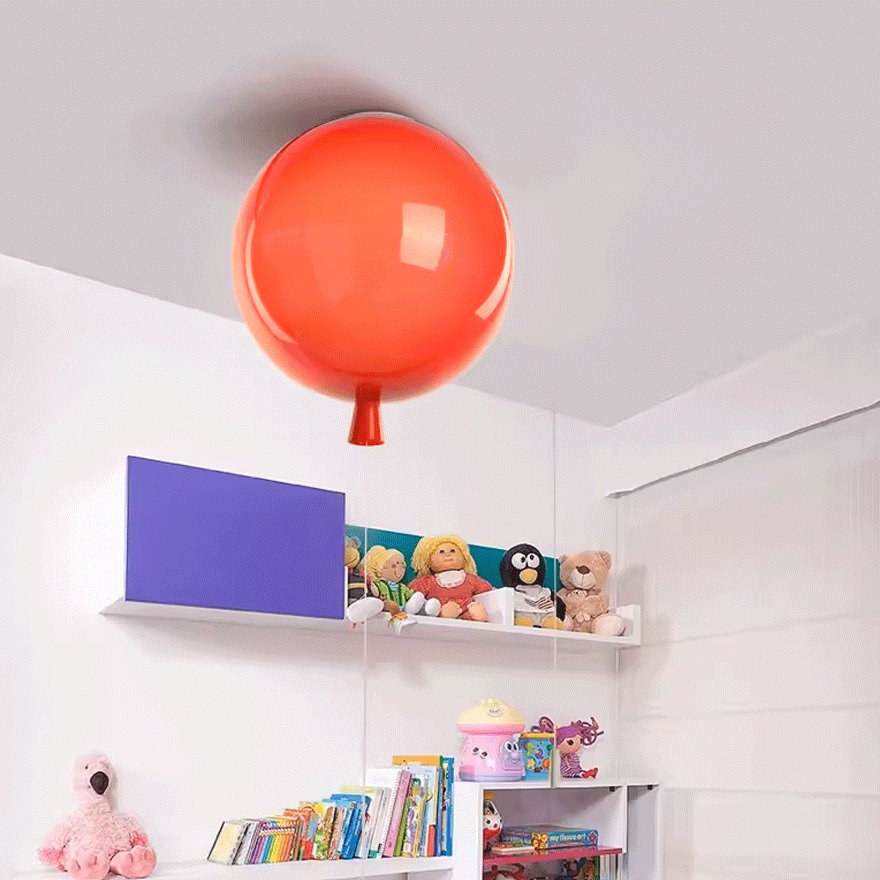 Designer Balloon Balloon Children's Room Ceiling Light, 5 Color