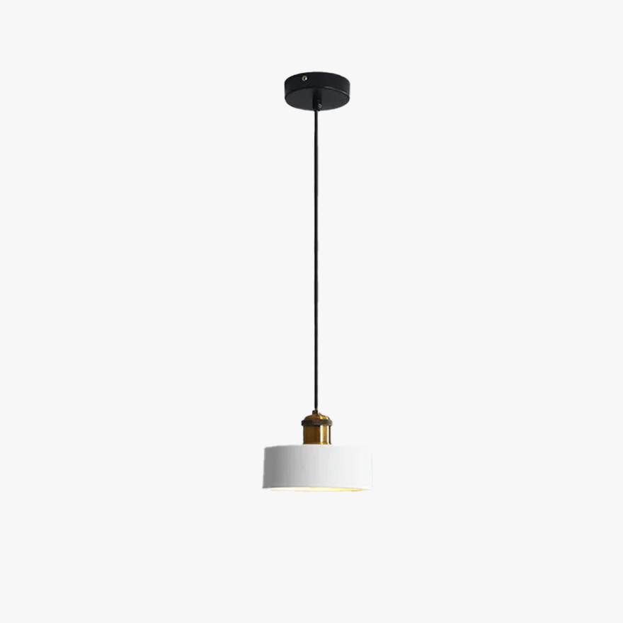 Morandi Metal And Resin Geometric Dining Room Pendant Light, Black/Grey/Orange/White