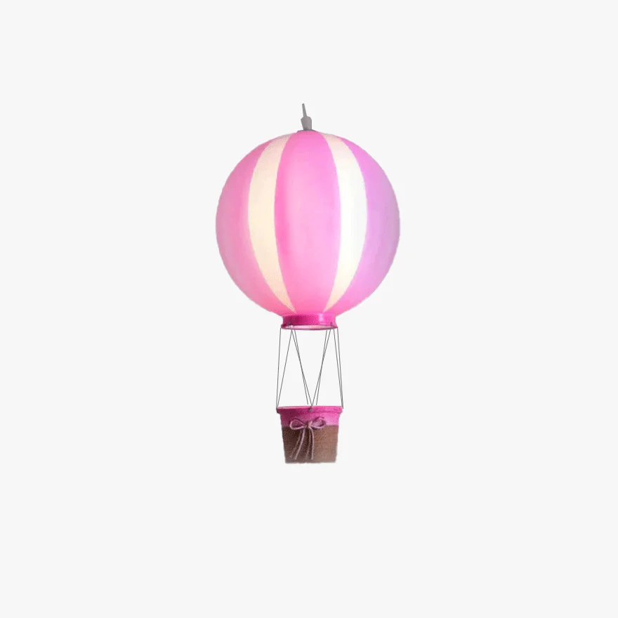 Art Deco Acrylic Air Balloon Children's Room Pendant Light, Multicolor