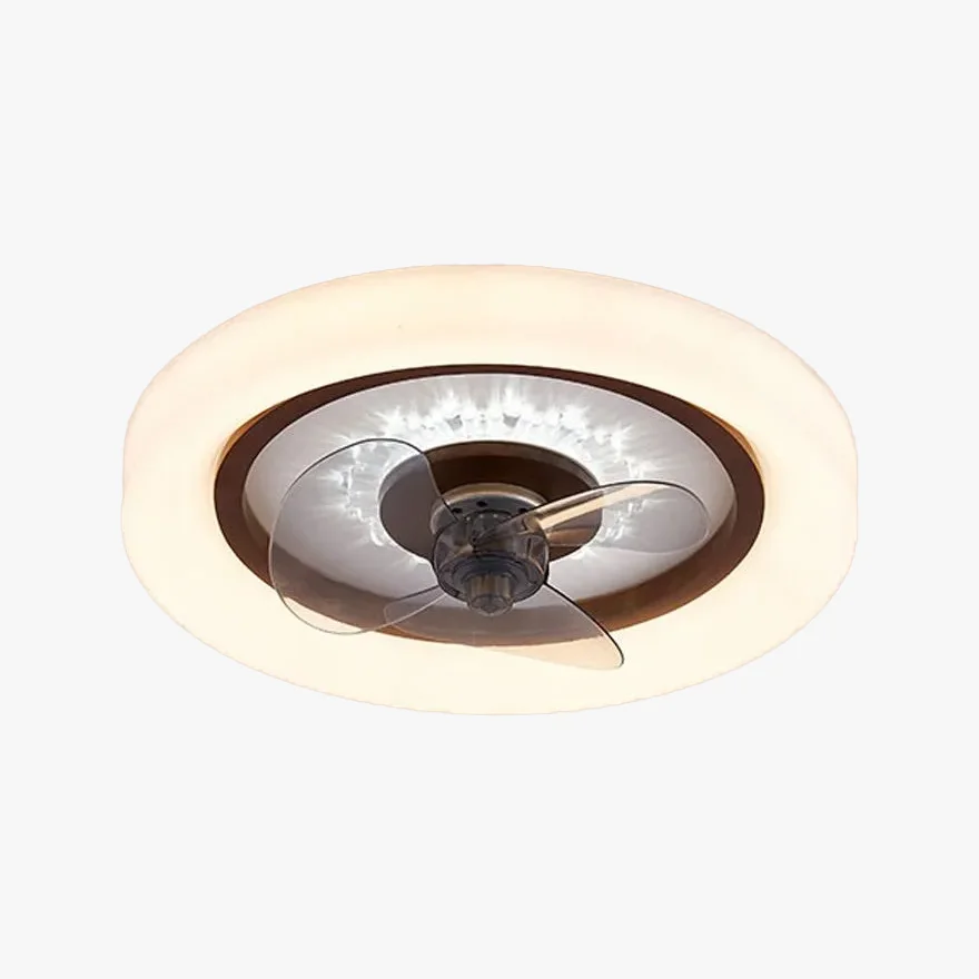 Modern Wooden And Acrylic Round Living Room Ceiling Light, Natural Wood/Walnut