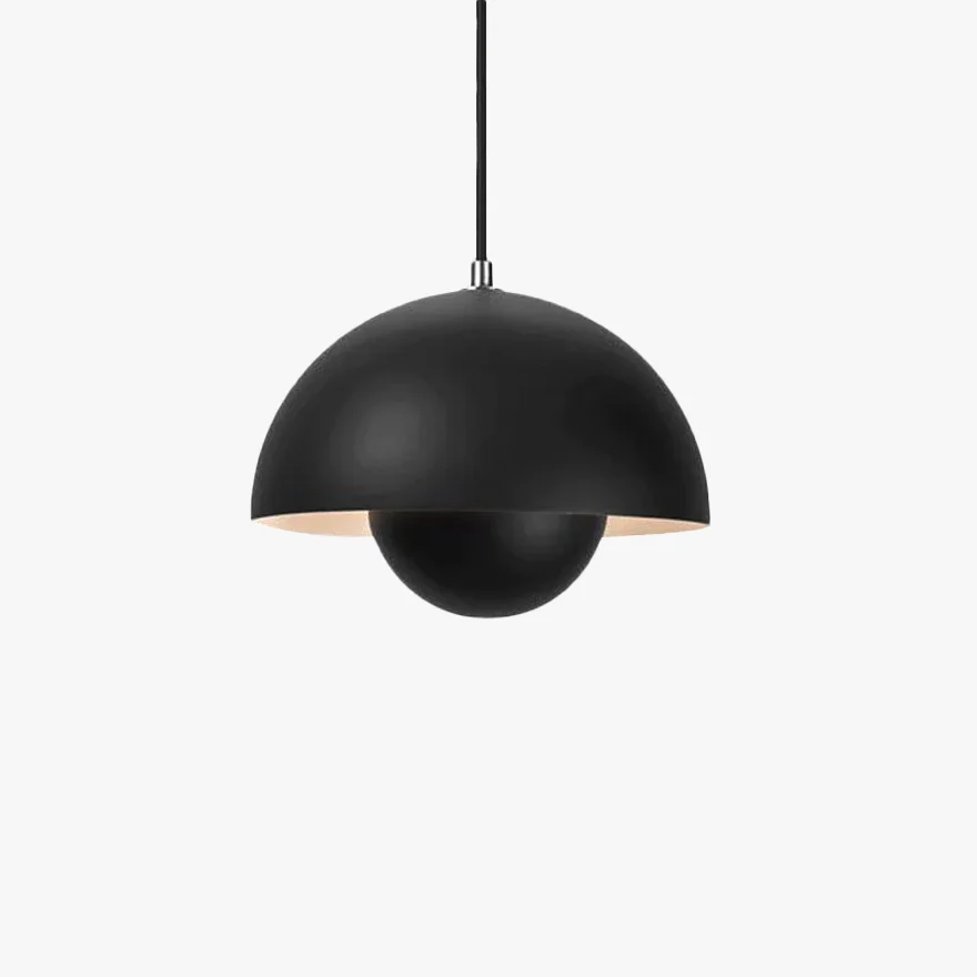 Morandi Metal Bowled Bedroom Pendant Light, 14 Color