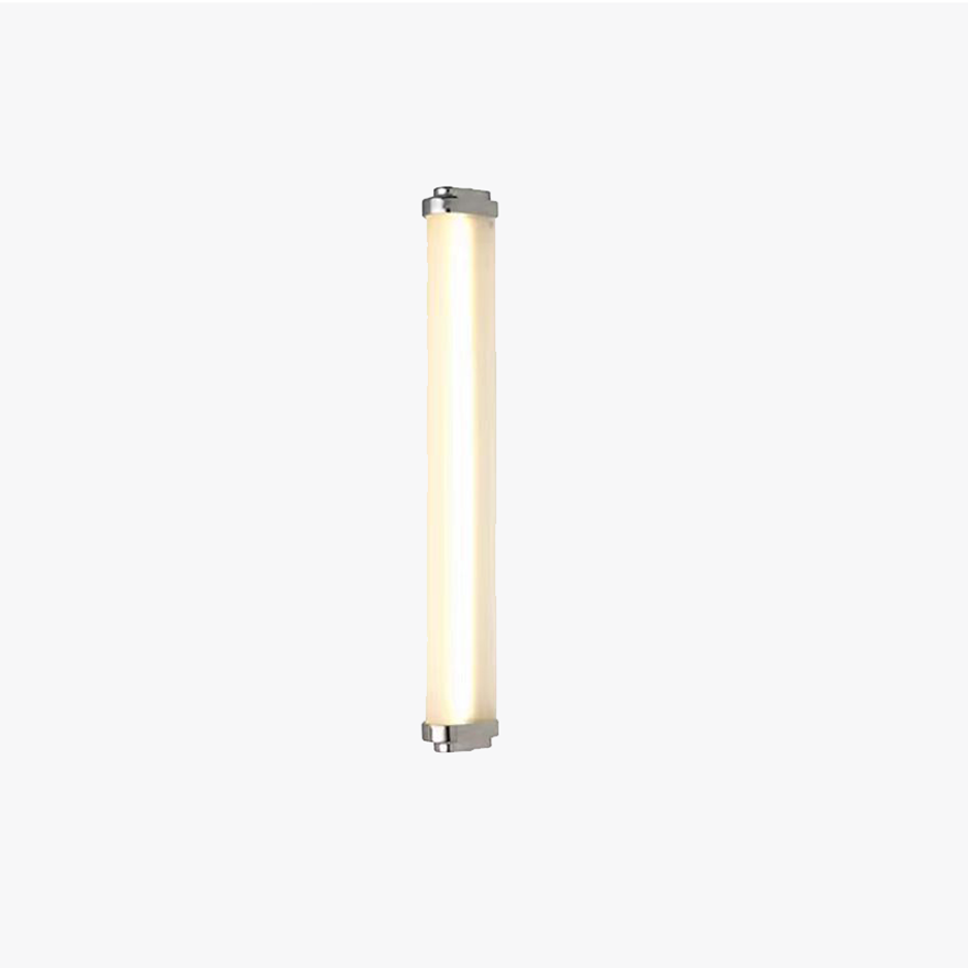 Modern Metal And Glass Cylindrical Aisle Wall Lamps, Black/Gold/Silver