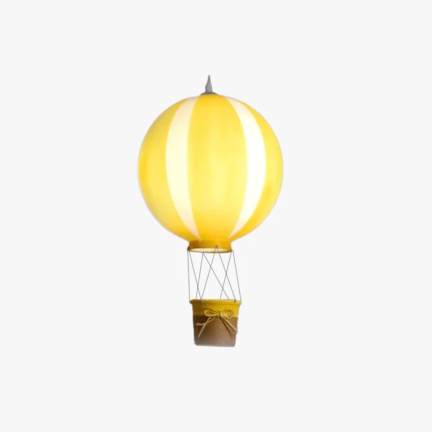 Art Deco Acrylic Air Balloon Children's Room Pendant Light, Multicolor