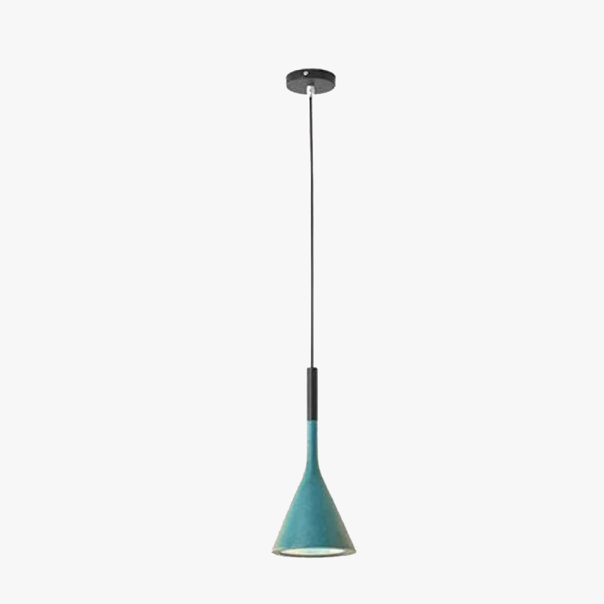 Nordic Metal And Acrylic Conical Kitchen Pendant Light, 8 Color