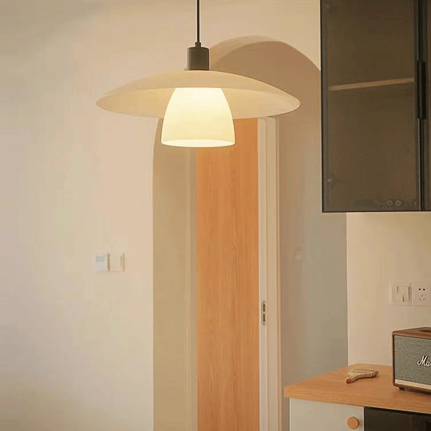 Carins White Pendant Light, DIA 30CM/40CM