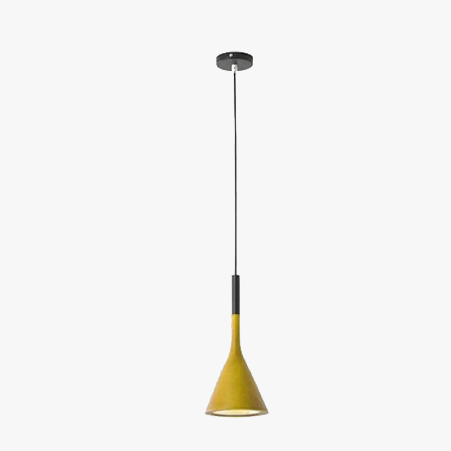 Nordic Metal And Acrylic Conical Kitchen Pendant Light, 8 Color