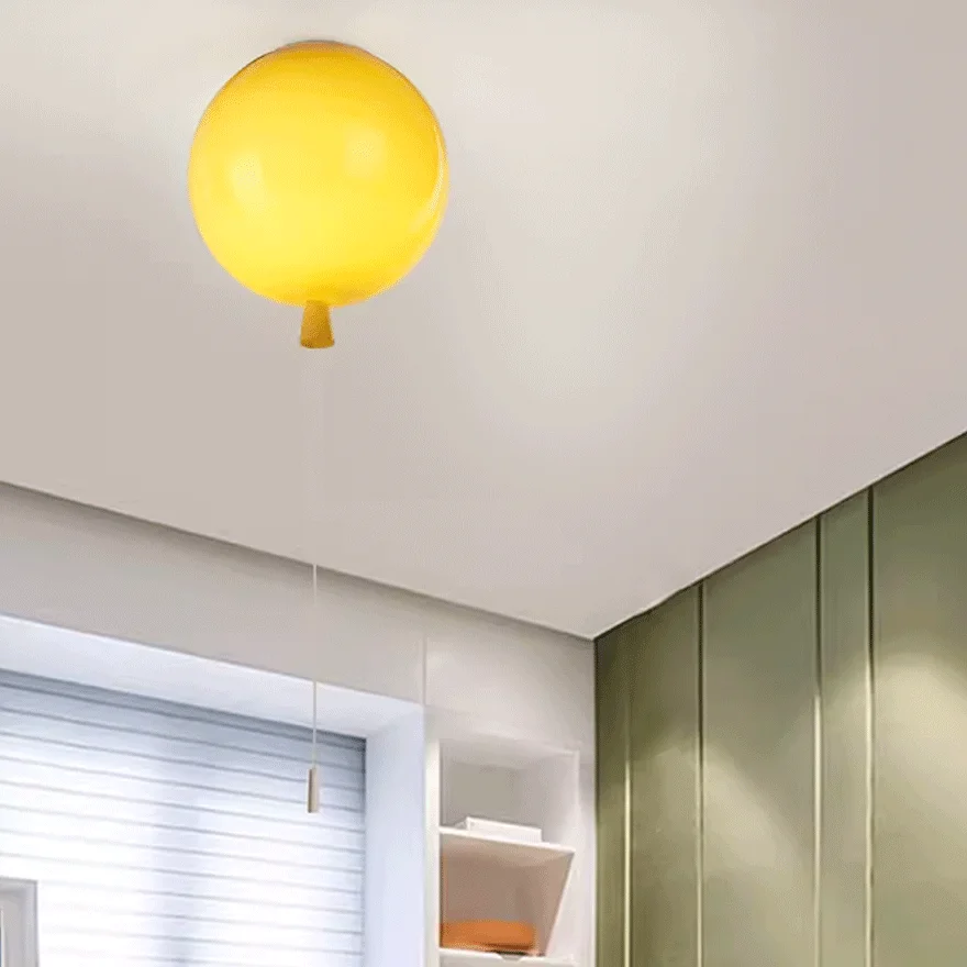 Designer Balloon Balloon Children's Room Ceiling Light, 5 Color