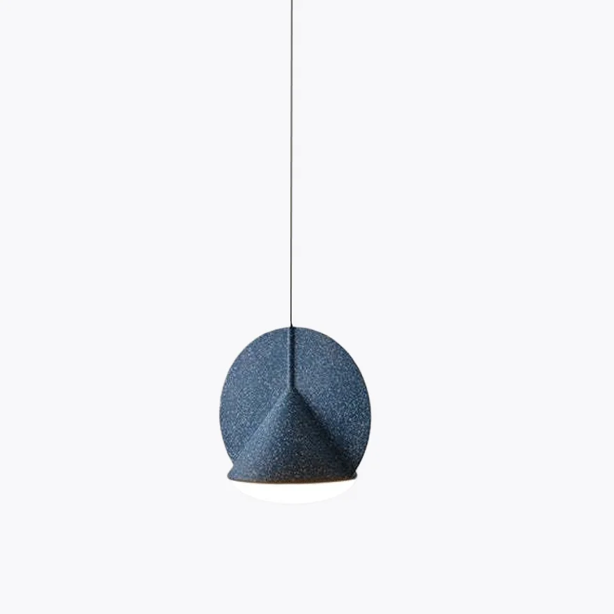 Morandi Resin Geometric Study Room Pendant Light, Blue/Grey/Orange/Yellow