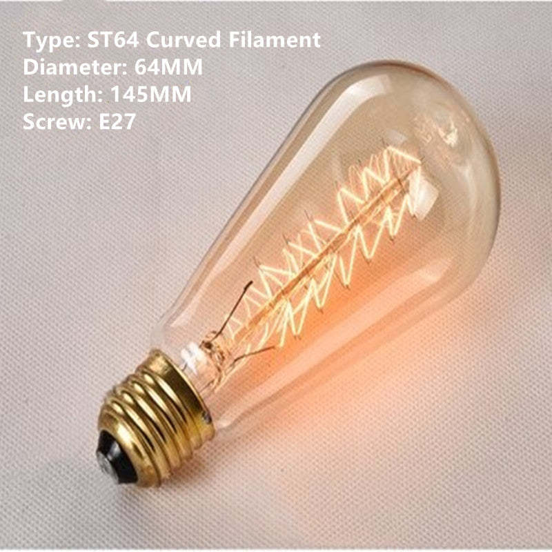 Retro Tungsten Bulb G80G95 E27 Screw Mouth 220V Bulb