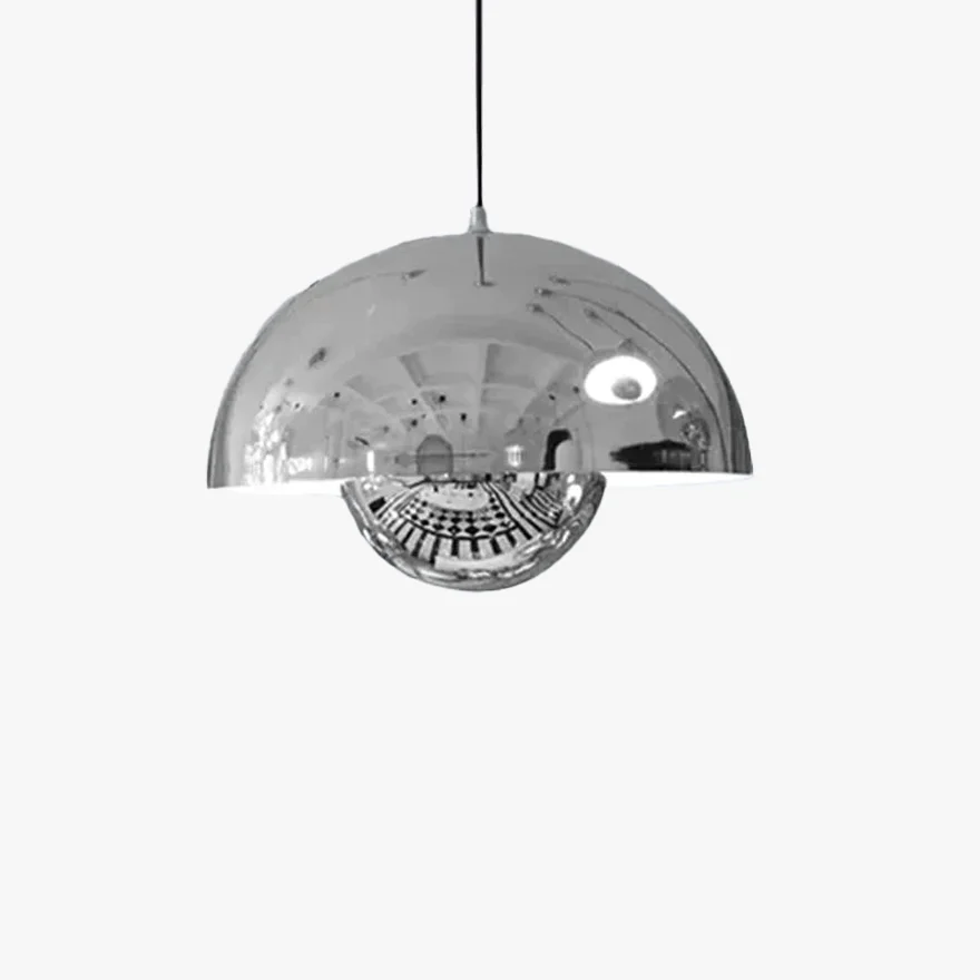 Morandi Metal Bowled Bedroom Pendant Light, 14 Color