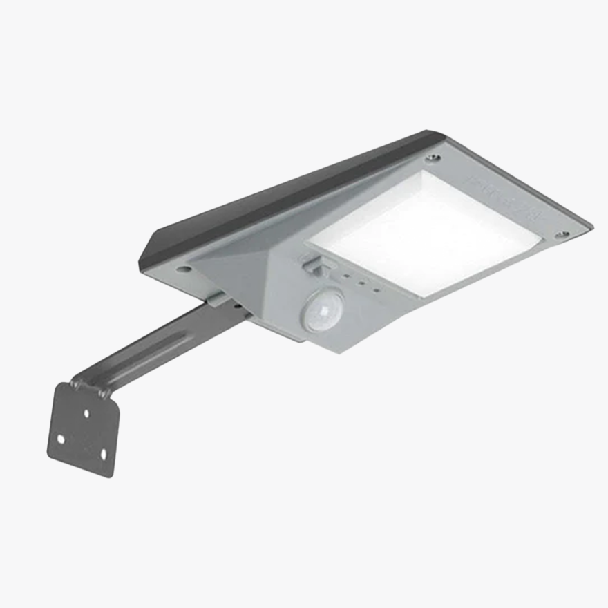 Minimalist Metal And Acrylic Rectangular Outdoor Wall Lamp, White