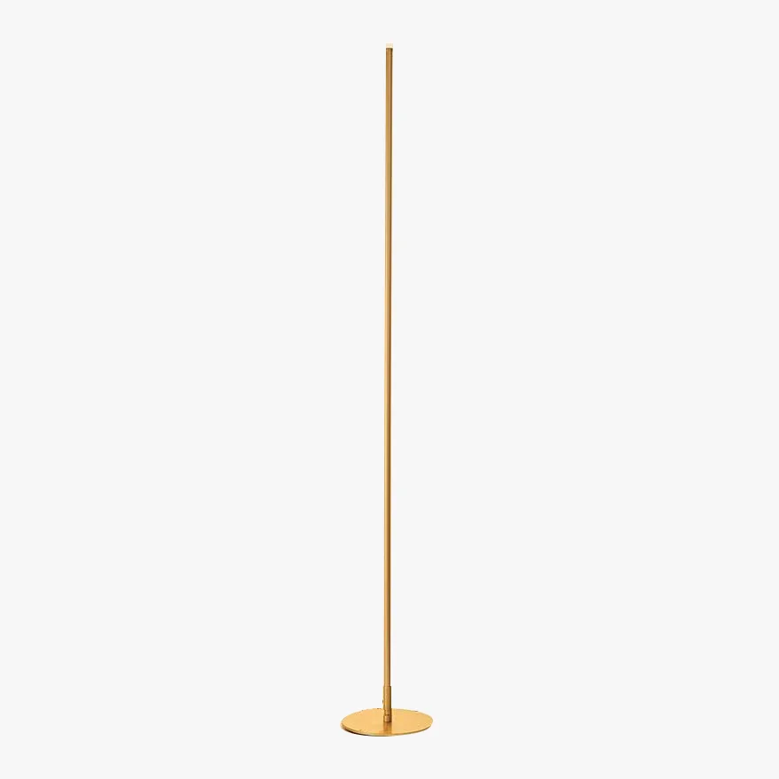 Minimalist Metal And Acrylic Linear Living Room Floor Lamp, Black/Gold/Silver