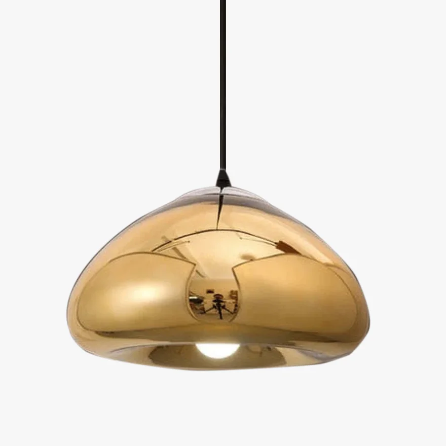 Sweden Glass Bread Dining Room Pendant Light, Gold/Silver/Rose Gold