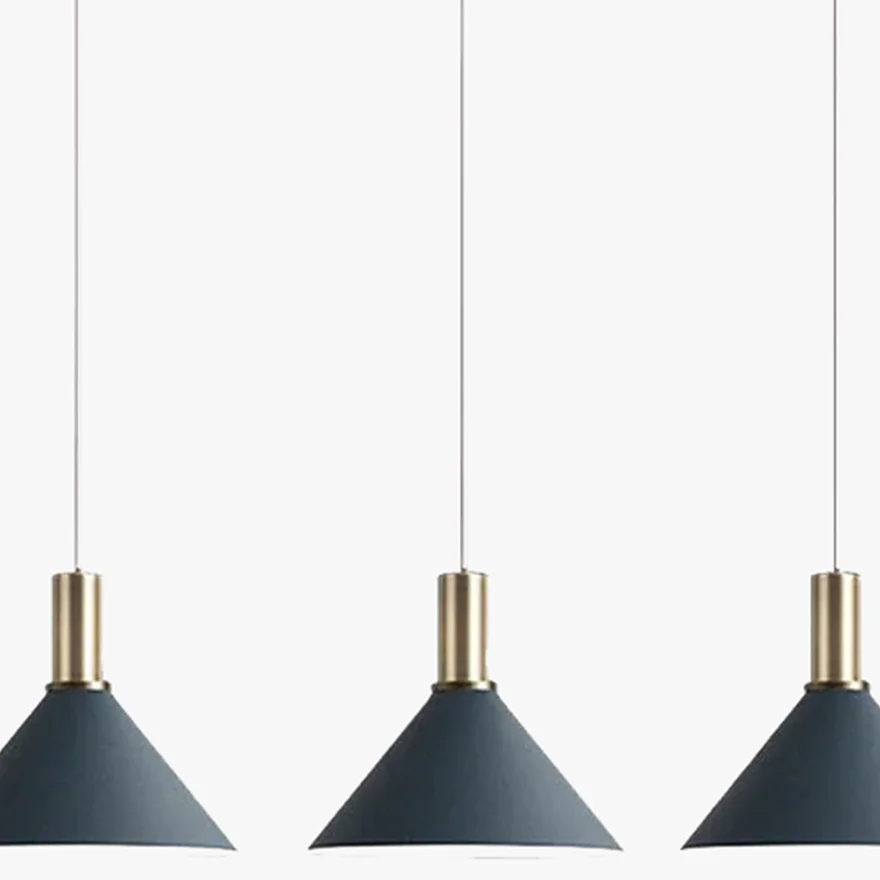 Modern Metal Cluster Study Room Pendant Light, Dark Grey