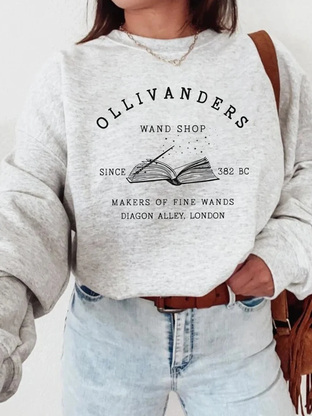 Ollivanders Wand Shop, Wizard Book Shop Sweatshirt