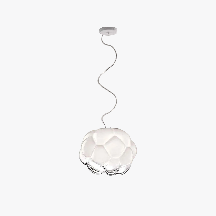 Modern Acrylic Cloud Dining Room Pendant Light, White