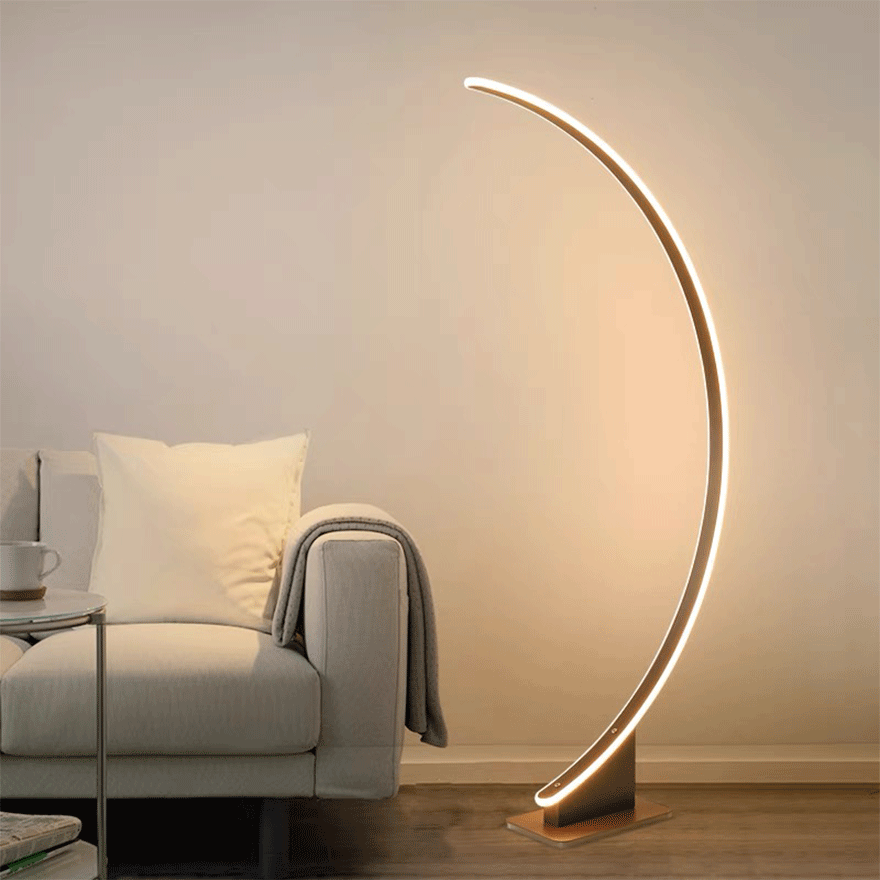 Edge dimmable floor lamp, 2 Color