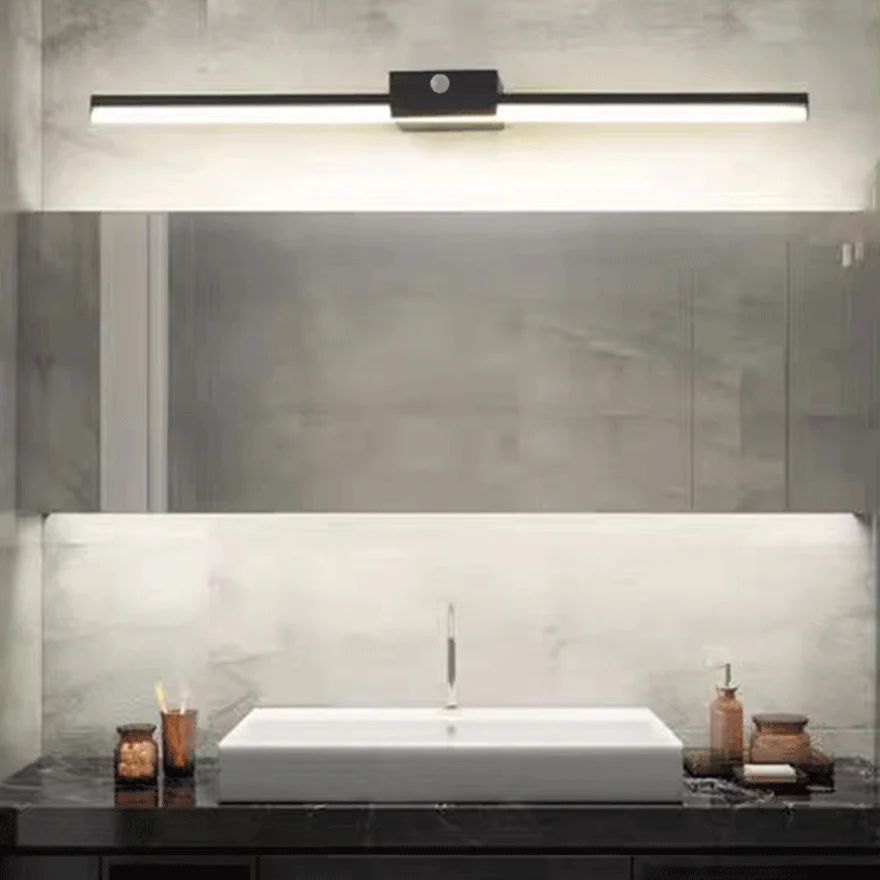 Edge Minimalist Linear Mirror Front Vanity Light, L 40/60/80/100CM