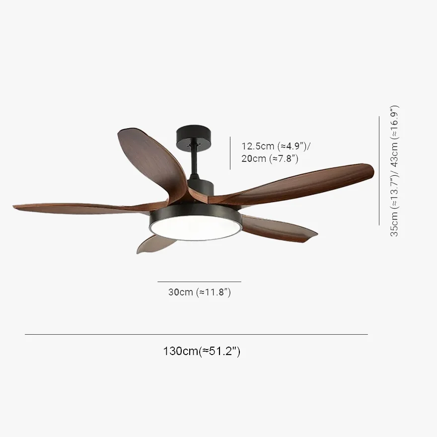 Minimalist Metal And Acrylic Fan Living Room Ceiling Fan, White/Black