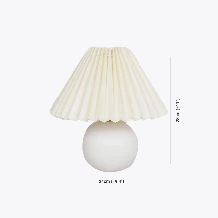 Classical Ceramic, Rattan, Wood Fabric Geometric Living Room Table Lamp, White/Burlywood | Liiffy