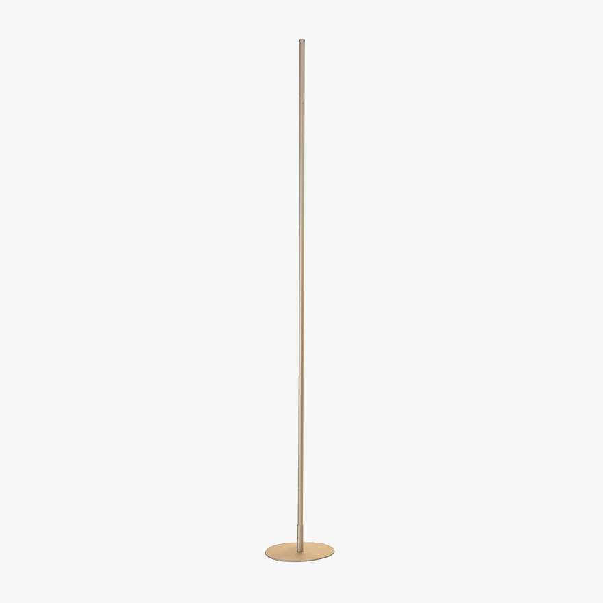 Minimalist Metal And Acrylic Linear Living Room Floor Lamp, Black/Gold/Silver