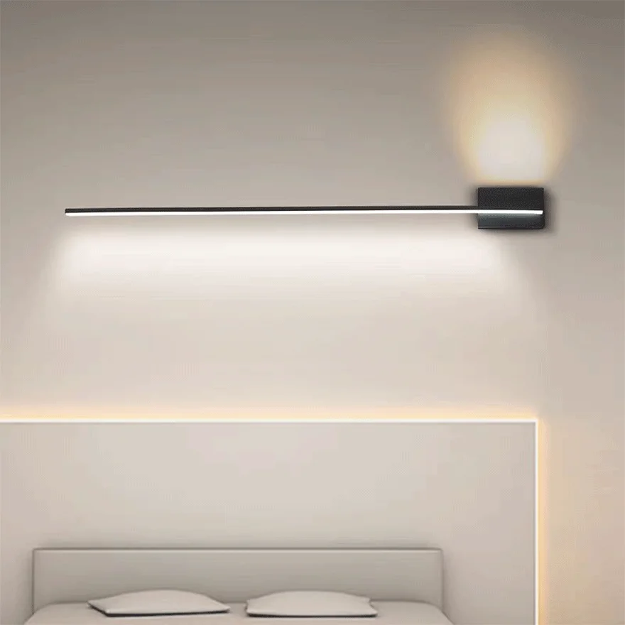 Edge Linear Mirror Front Vanity Wall Lamp, L 80/100/120CM