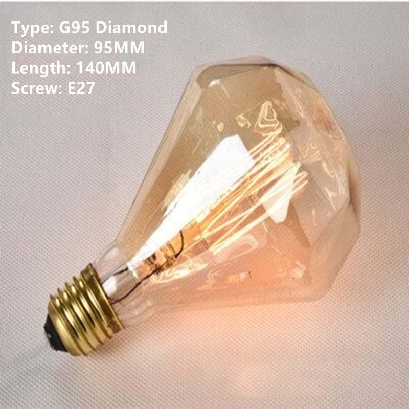 Retro Tungsten Bulb G80G95 E27 Screw Mouth 220V Bulb