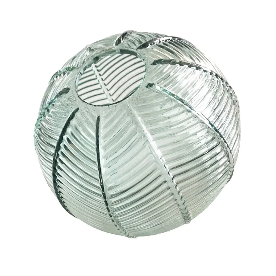 Decorative Glass And Acrylic Drum Living Room Pendant Light, Green