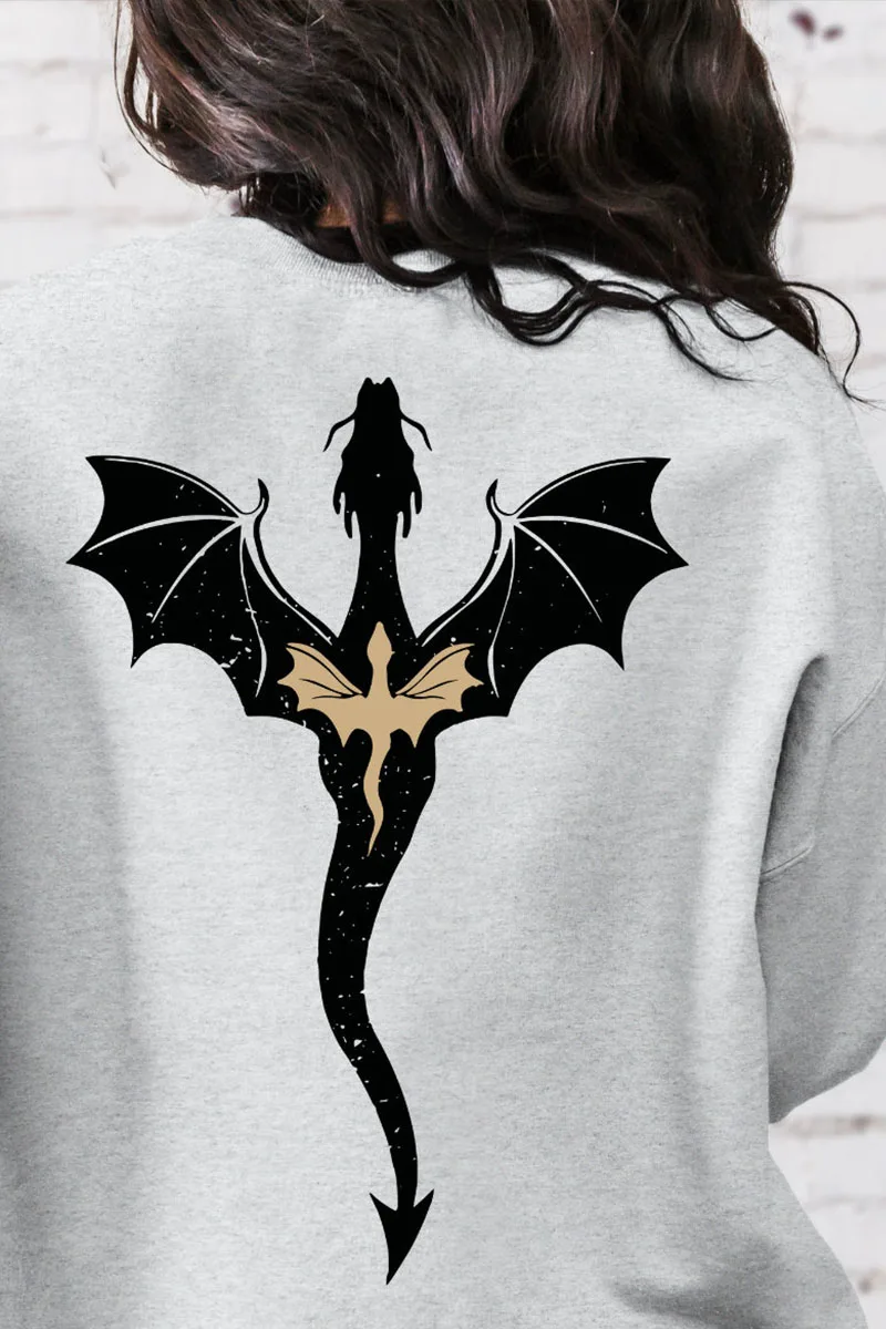 Dragon Rider Fantasy Bookish The Empyrean Series Booktok Gift For Reader Fly Or Die Sweatshirt Unisex