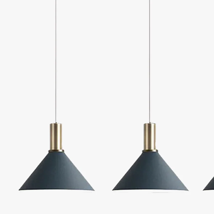 Modern Metal Cluster Study Room Pendant Light, Dark Grey