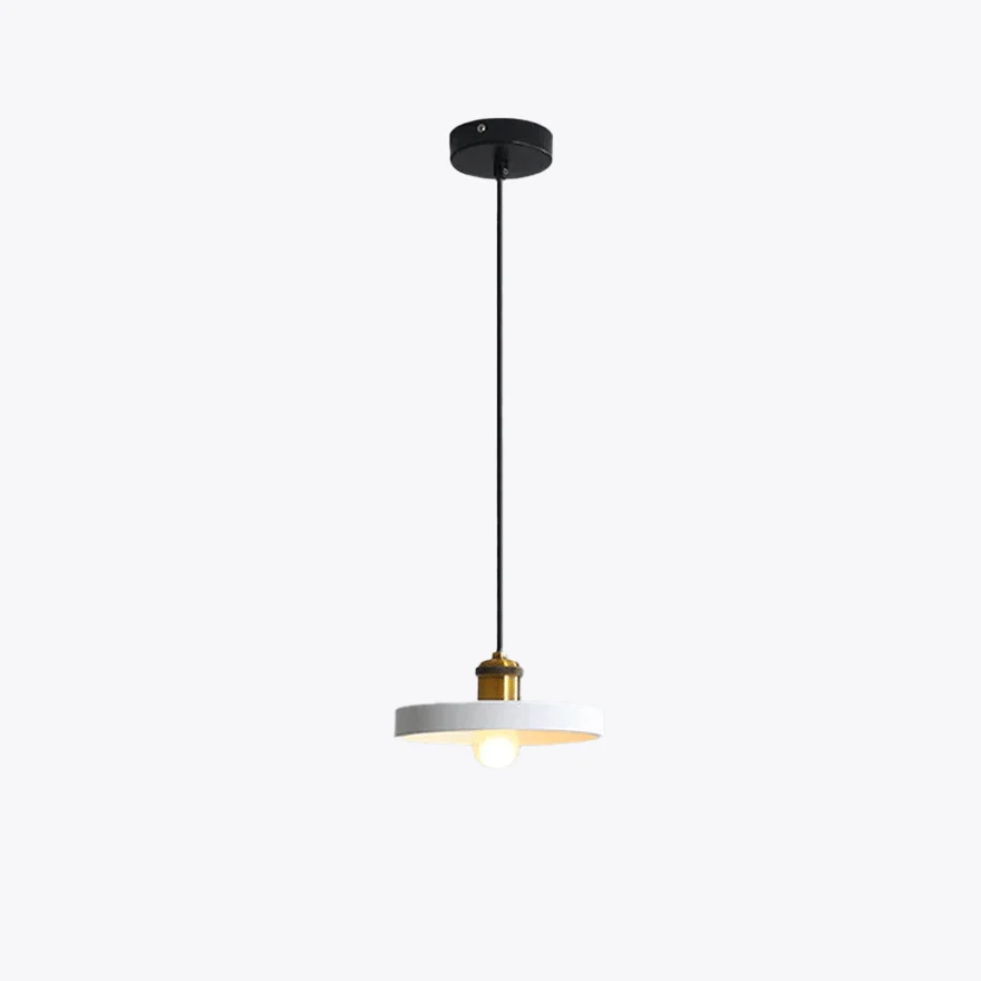 Morandi Metal And Resin Geometric Dining Room Pendant Light, Black/Grey/Orange/White