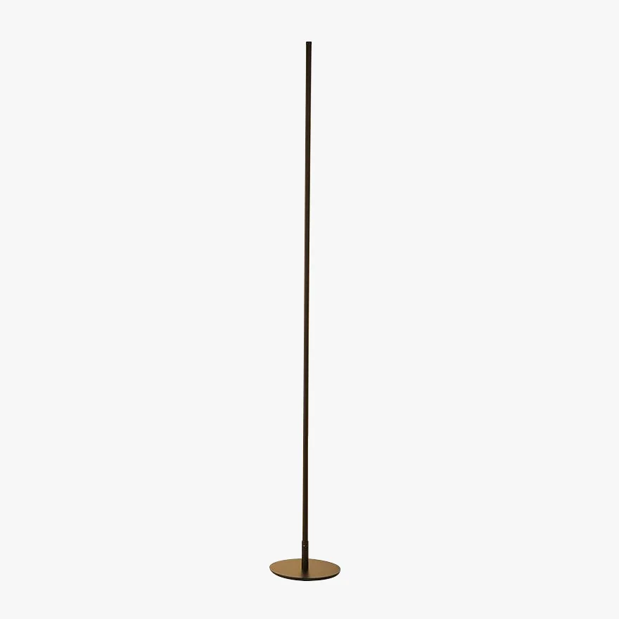 Minimalist Metal And Acrylic Linear Living Room Floor Lamp, Black/Gold/Silver