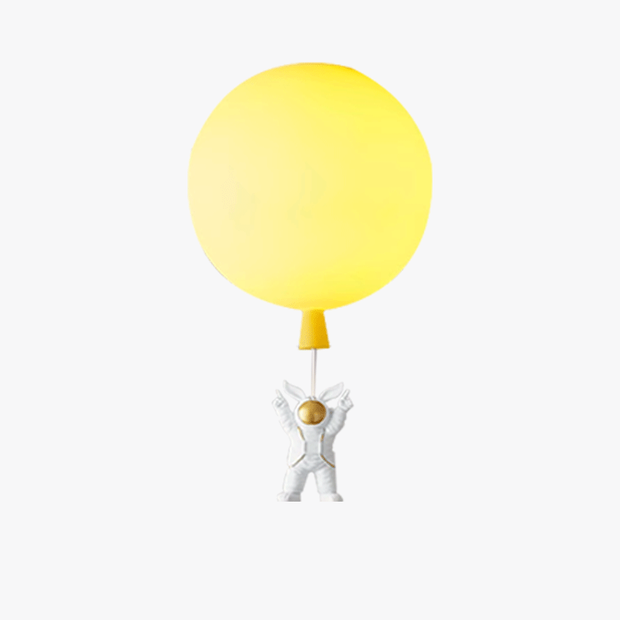 Designer Acrylic Astronaut Balloon Children's Room Ceiling Light, 8 Color