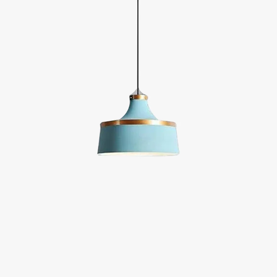 Modern Metel Bowled Living Room Pendant Light, Black/Blue/Gray/Green/White