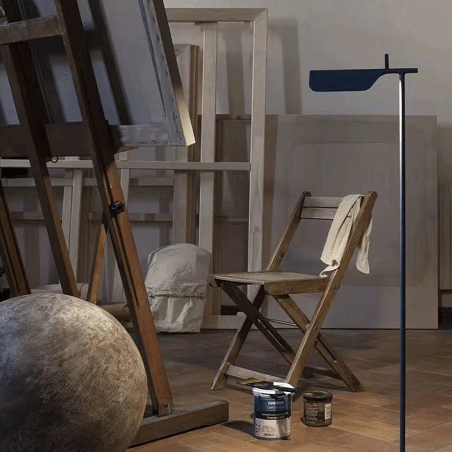 Edge Minimalist Right-angle Floor Lamp, L 150CM